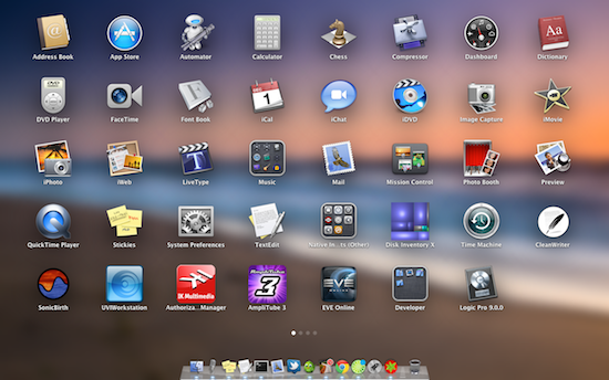 Mac OS X Launchpad
