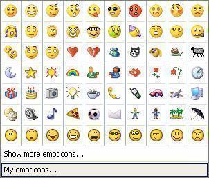 MSN Emoticons MSN Emoticons