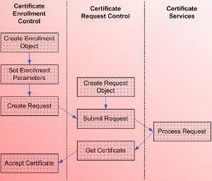 the certificate enrollment process