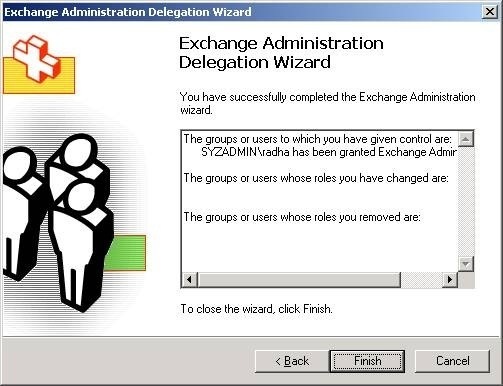 Configuring Exchange Server 2003 Administrative Permissions