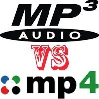 Difference between MP3 and MP4