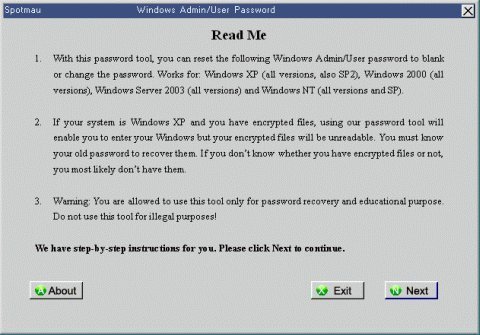 how to recover a lost windows password